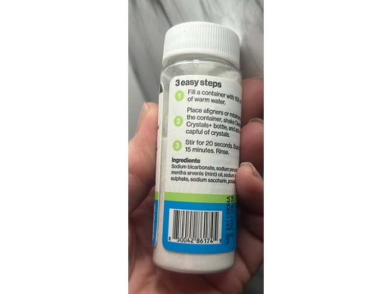 Invisalign Cleaning Crystals+, Fresh Mint, 1.77 oz/50 g