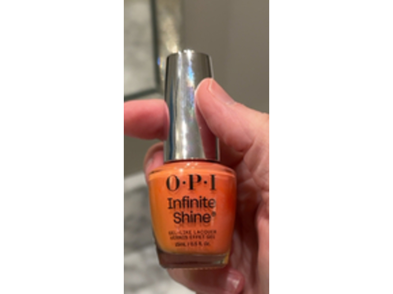 OPI Infinite Shine Lacquer, Always within Peach, 0.5 fl oz/15 mL