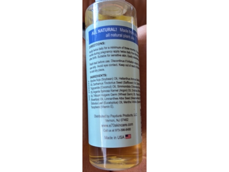 e70 Advanced Crepe Solve Skin Repair Oil, 4 fl oz, Pack Of 2