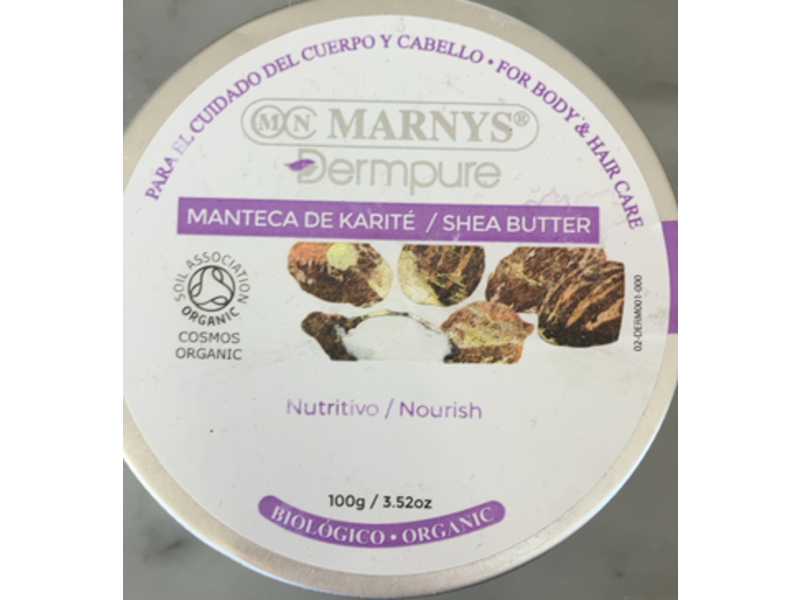 Marnys Dermpur Nourish Hair Cream, Shea Butter, 3.25 oz/100 g
