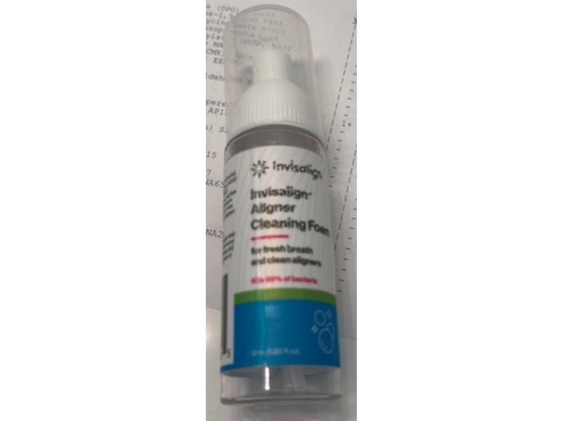 Invisalign Aligner Cleaning Foam, Fresh Mint, 1.85 fl oz/55 mL