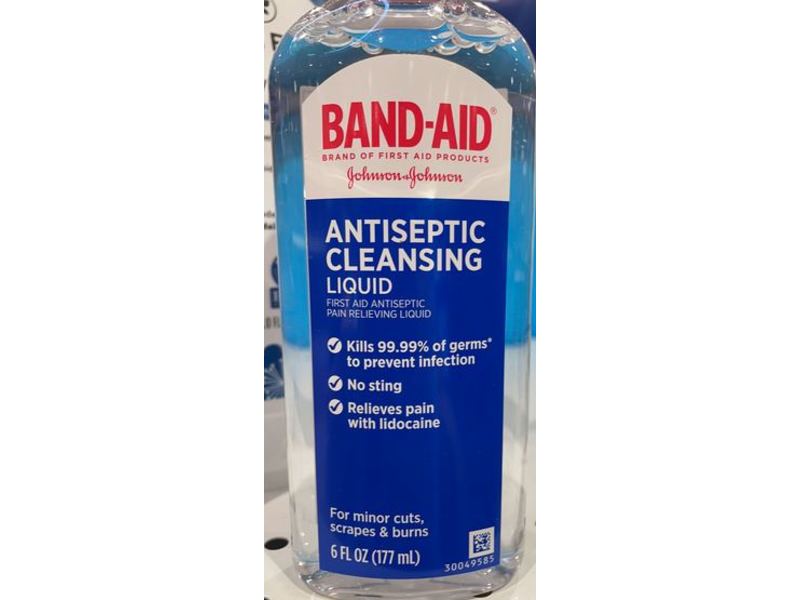 Band-Aid Brand Antiseptic Cleansing Liquid, 6 fl oz/177 mL
