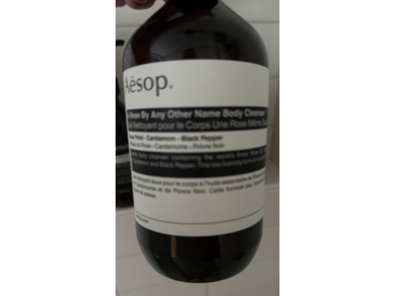 Aesop A Rose By Any Other Name Body Cleanser, Rose Petal, Cardamom & Black Pepper, 16.9 fl oz/500 mL