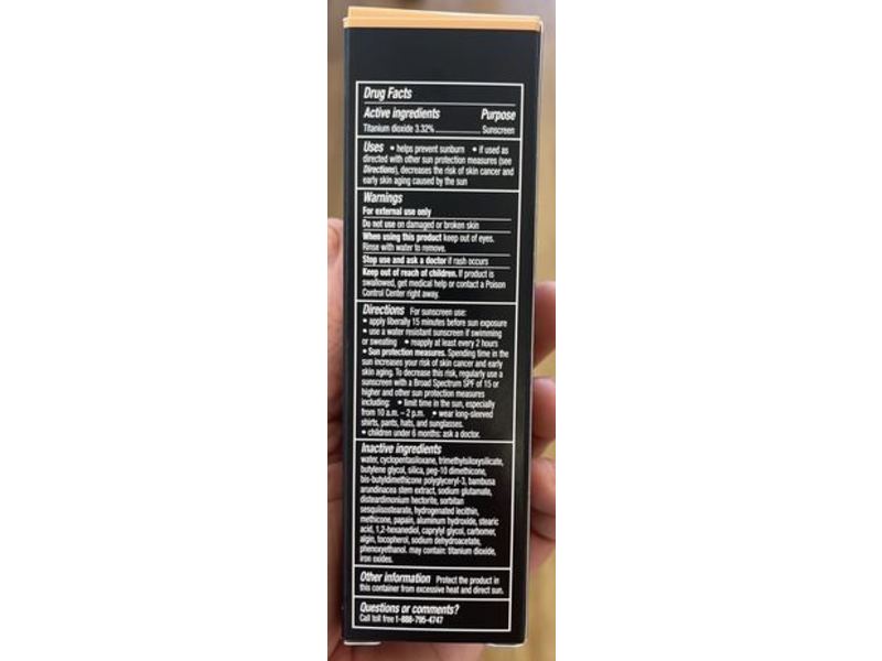 BareMinerals Barepro 24Hr Performance Wear Liquid Foundation, SPF 20, Butterscotch, 1 fl oz/30 mL