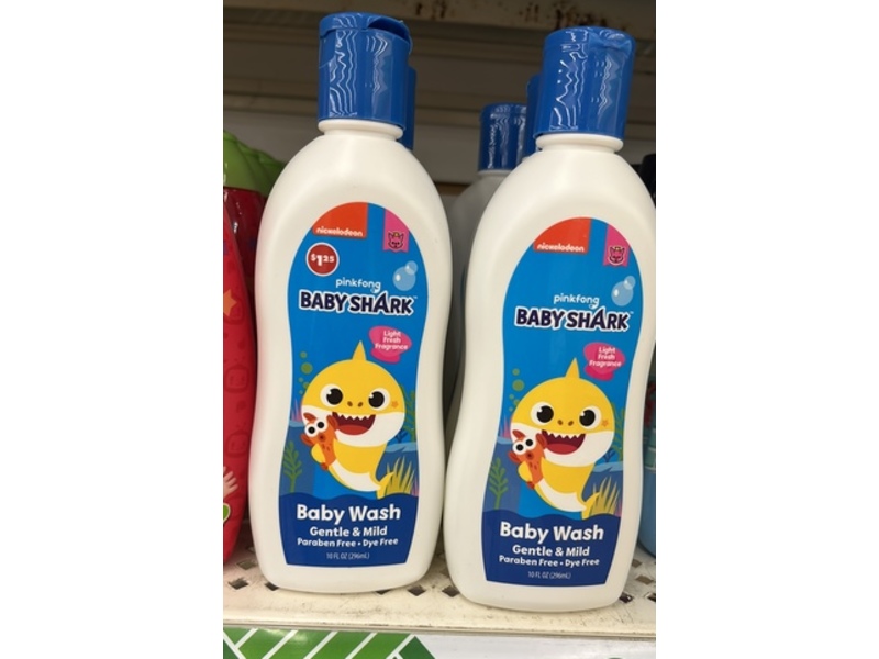 Primal Elements Pink Fong Baby Shark Baby Wash, 10 fl oz/296 mL, Pack Of 6