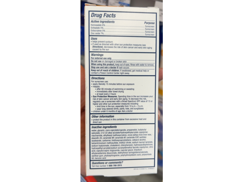 CeraVe Hydrating Sheer Face & Body Sunscreen, SPF 30, 3 fl oz/89 mL
