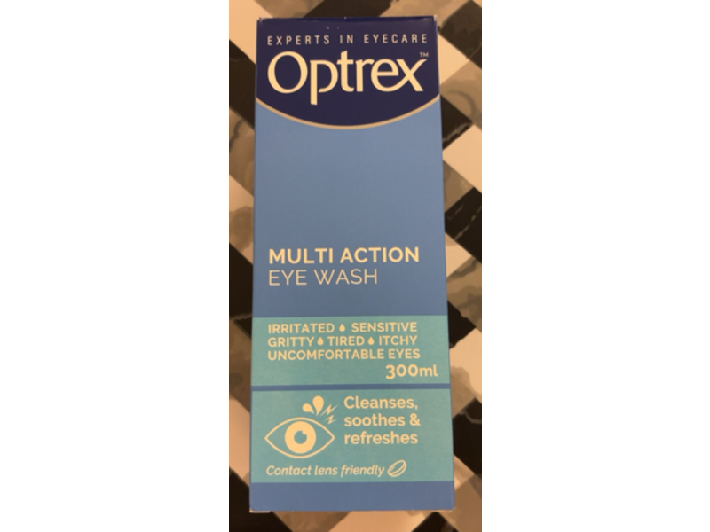 Optrex Multi Action Eye Wash, 300 mL