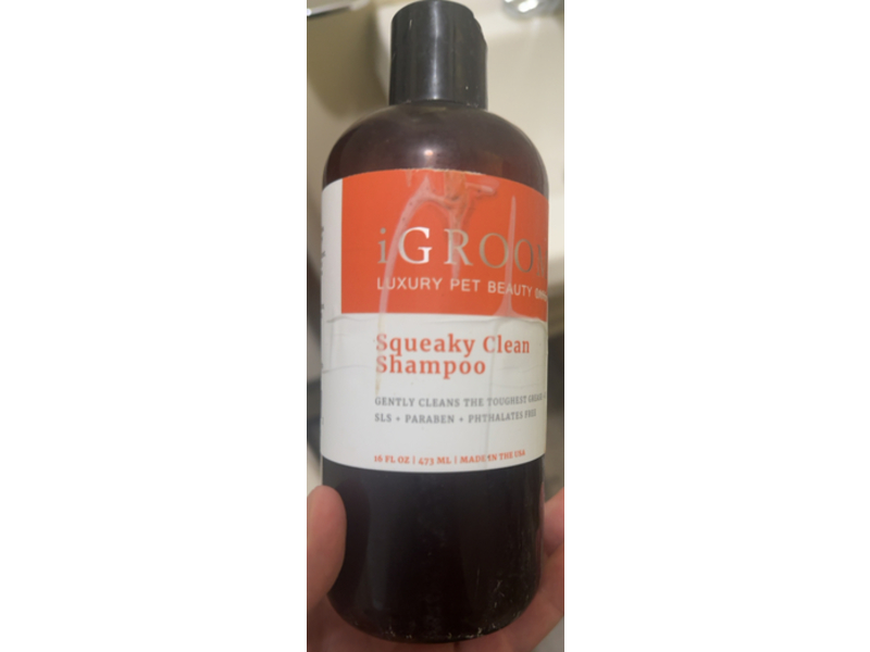 iGroom Squeaky Clean Shampoo, 16 fl oz/473 mL