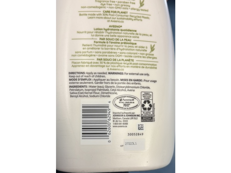 Aveeno Daily Moisturizing Lotion, 975 mL