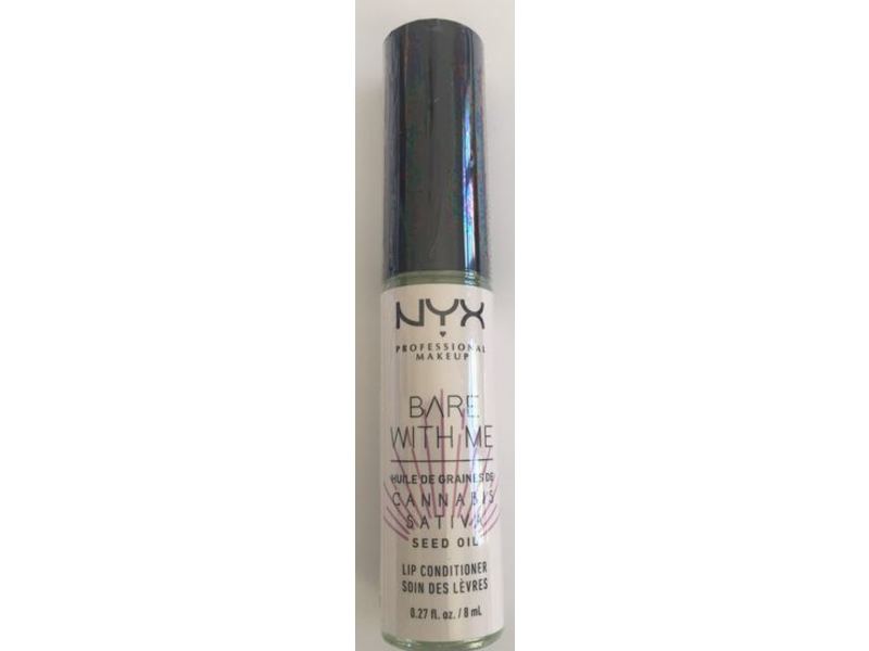 Nyx Professional Makeup Bare With Me Cannabis Sativa Seed Oil Lip Conditioner, 0.27 fl oz/8 mL