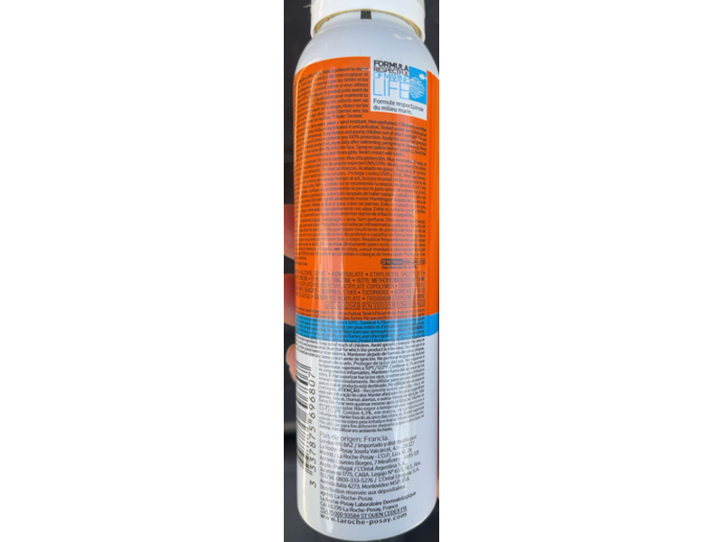 La Roche-Posay Anthelios Dermo-Pediatrics Invisible Spray, SPF 50+, 125 mL