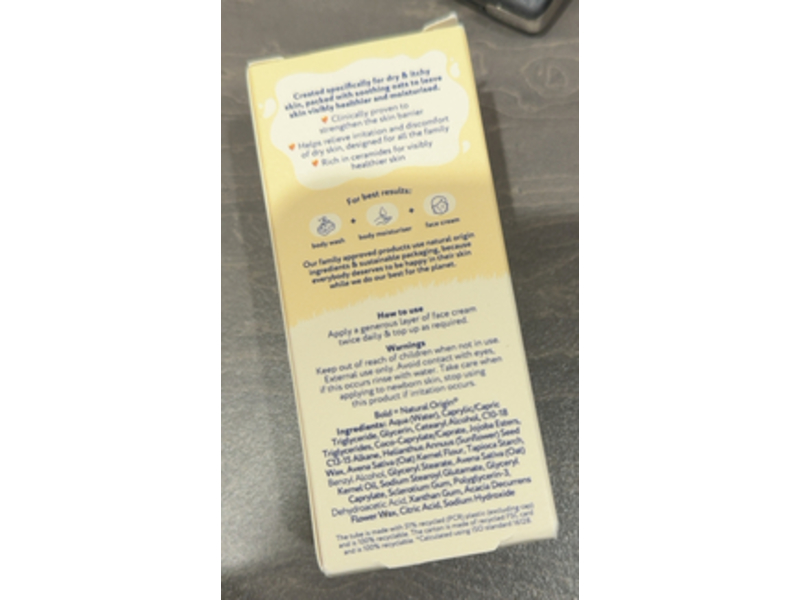 Childs Farm Instant Relief Face Cream, Oat Derma, 50 mL