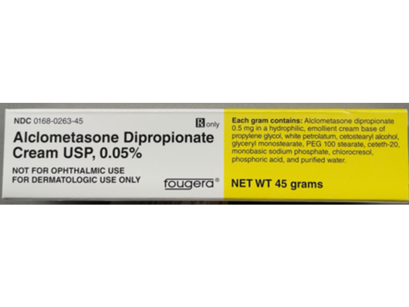 Alclometasone Dipropionate Cream, 0.05%, 45 g, Fougera (Rx)