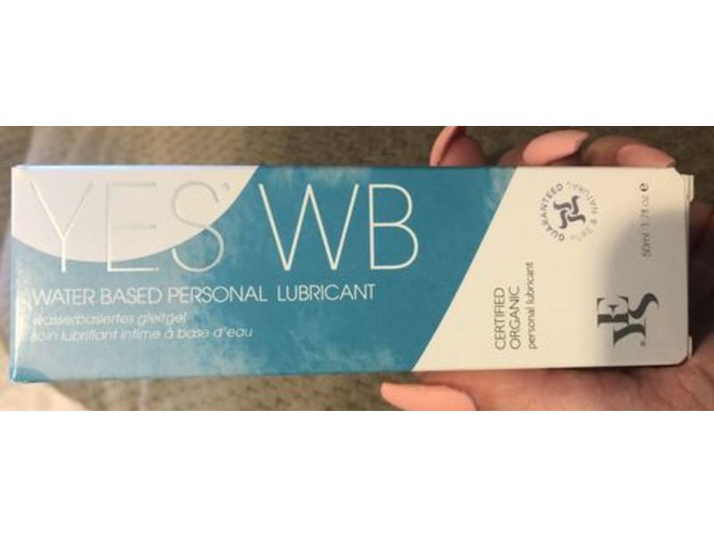 YES WB Organic Water Based Personal Lubricant, 1.7 fl oz/50ml