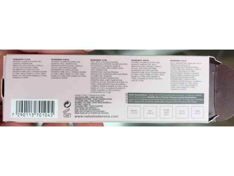 Natasha Denona Mini Biba Eyeshadow Palette, 0.028 oz/0.8 g