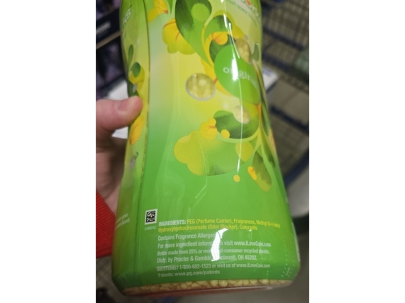 Gain Fireworks In-Wash Scent Booster, Original, 39.9 oz/1.3 kg