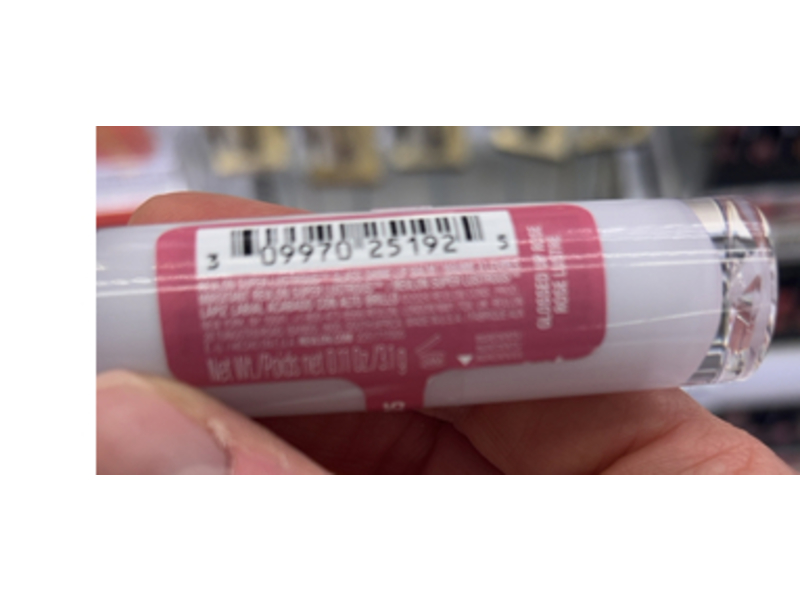 Revlon Super Lustrous Glass Shine Balm, 005 Glossed Up Rose, 0.11 oz/3.1 g