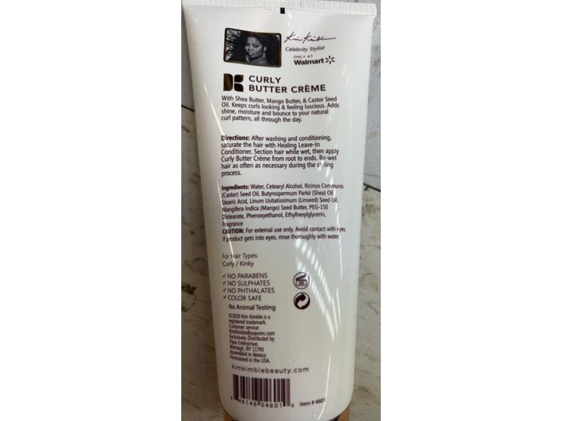 Kim Kimble Curly Butter Creme, 12 fl oz/355 mL