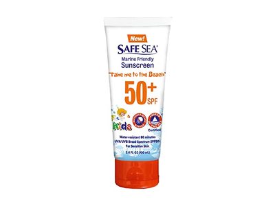 Safe Sea Marine Friendly Kids Sunscreen Lotion, SPF 50+, 3.4 fl oz/100 mL