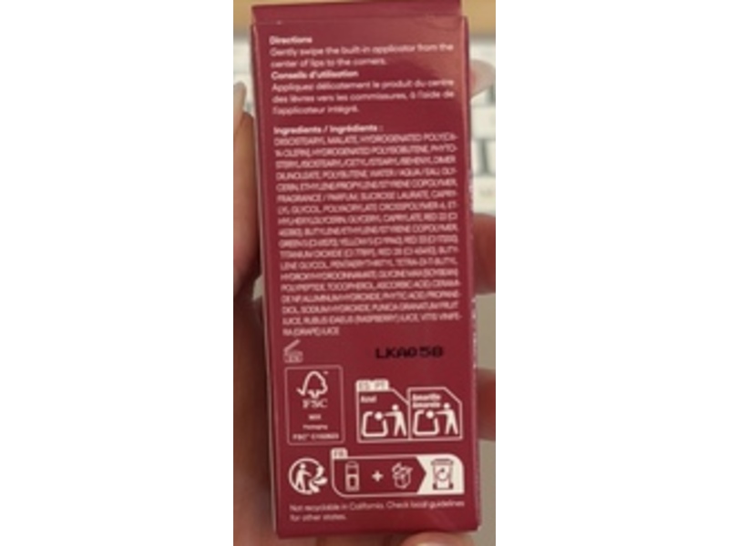 Laneige JuicePop Box Lip Tint, DJ Plum, 0.15 fl oz/4.5 g