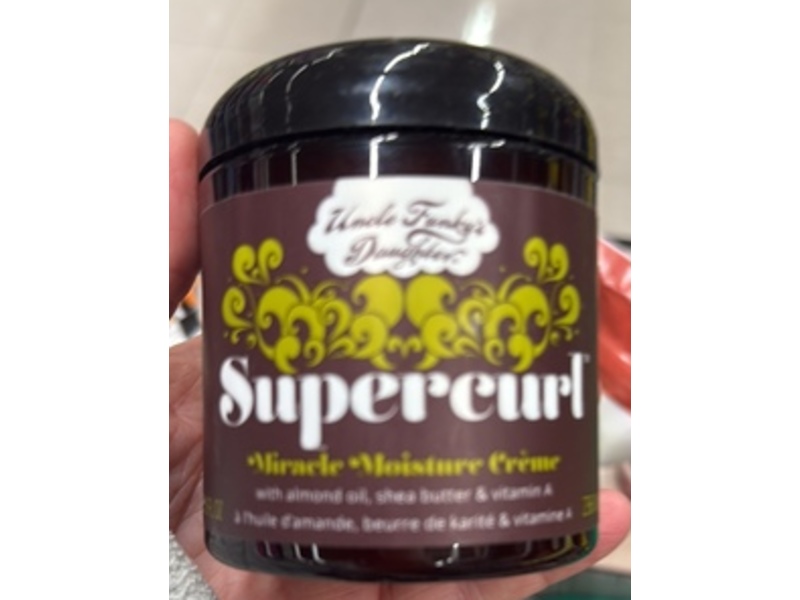 Uncle Funky's Daughter Super Curl Miracle Moisture Creame, 8 fl oz/236 mL