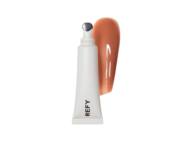 REFY Tinted Lip Gloss, Fawn, 0.44 fl oz/13 mL
