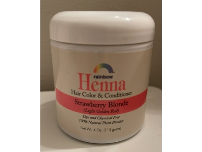 Rainbow Research Henna Hair Color & Conditioner, Strawberry Blonde, 4 oz/113 g