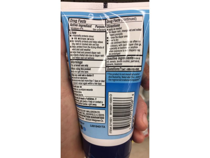 Walgreens Baby Healing Ointment, Dry Skin Relief, Fragrance Free, 3 oz/85 g