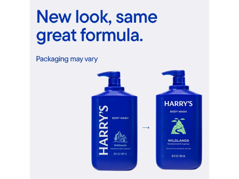 Harry's Body Wash, Wildlands, 30 fl oz/887 mL