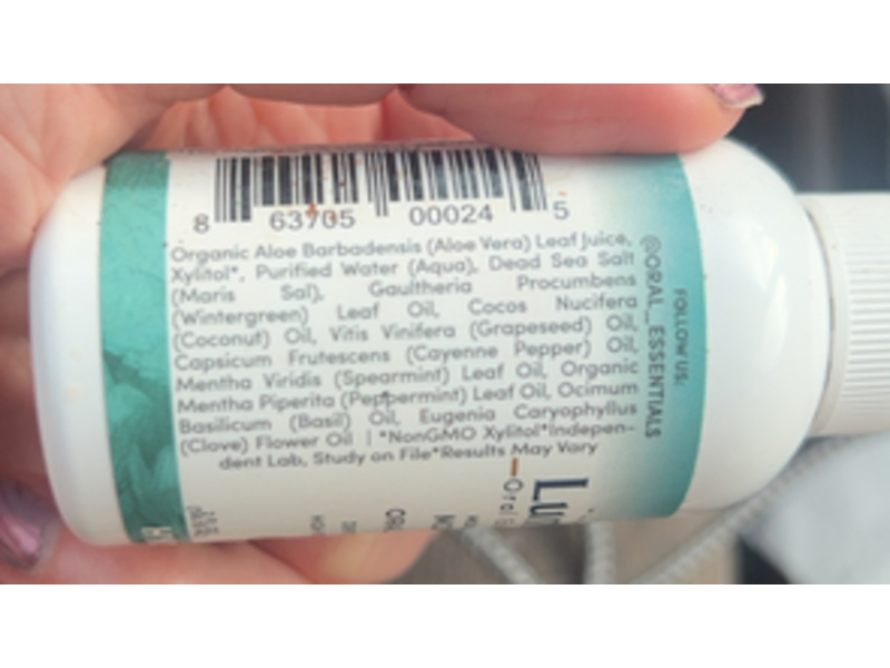 Lumineux Oral Essentials Mouthwash Oral Perfection, Hydrating, 2 fl oz/59.15 mL