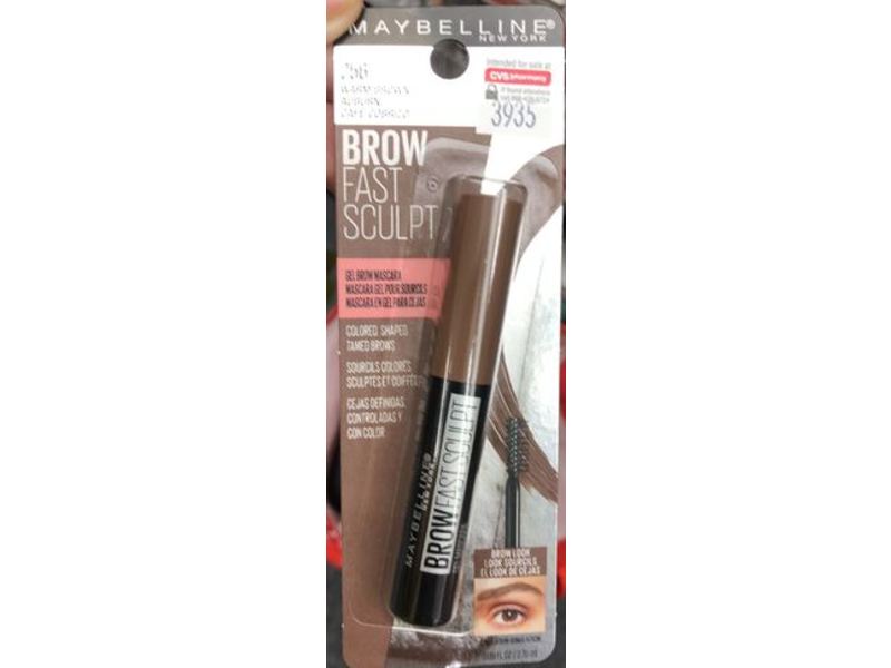 Maybelline New York Brow Fast Sculpt Gel Brow Mascara, Warm Brown, 0.09 fl oz