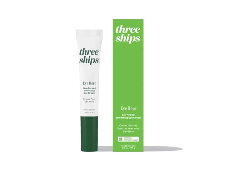 Three Ships Eye Hero Smoothing Eye Cream, Bio-Retinol, 0.5 oz/15 g