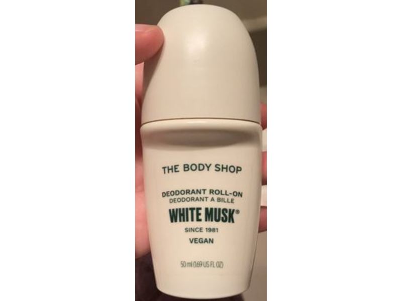 The Body Shop Deodorant, White Musk, 1.69 fl oz/50 mL