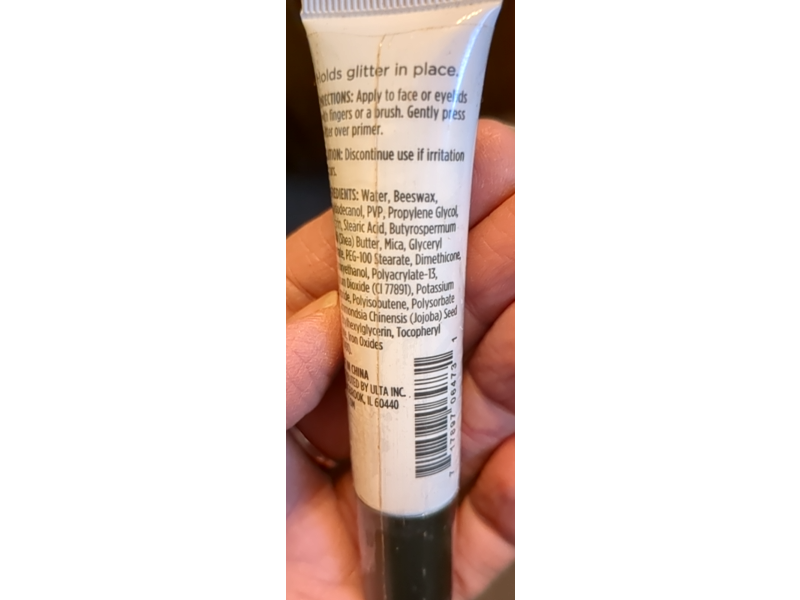 Ulta Beauty Glitter Primer, 0.35 oz/10 g