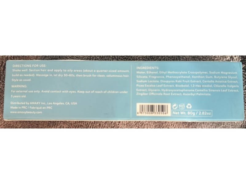 Amaxy Dry Shampoo, 2.82 oz/80 g