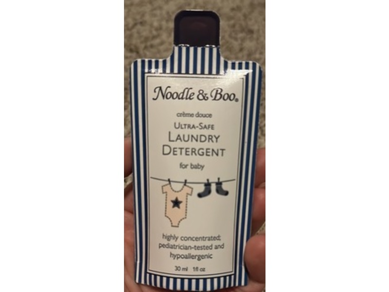 Noodle & Boo Ultra Safe Laundry Detergent, Creme Douce, 1 fl oz/30 mL