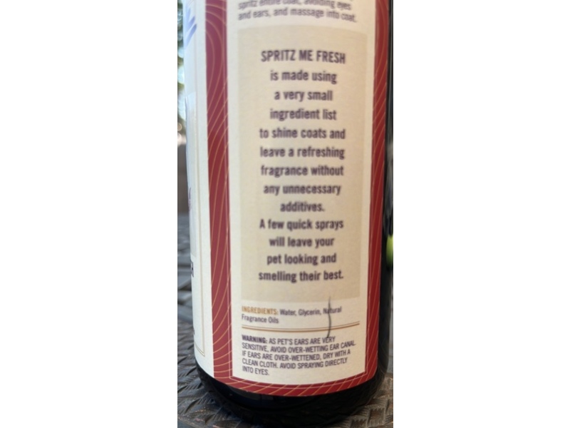 Walton Wood Farm Pets Don't Stink Spritz Me Fresh Stink-busting Spray, Bamboo & Mint, 16 oz/473 mL