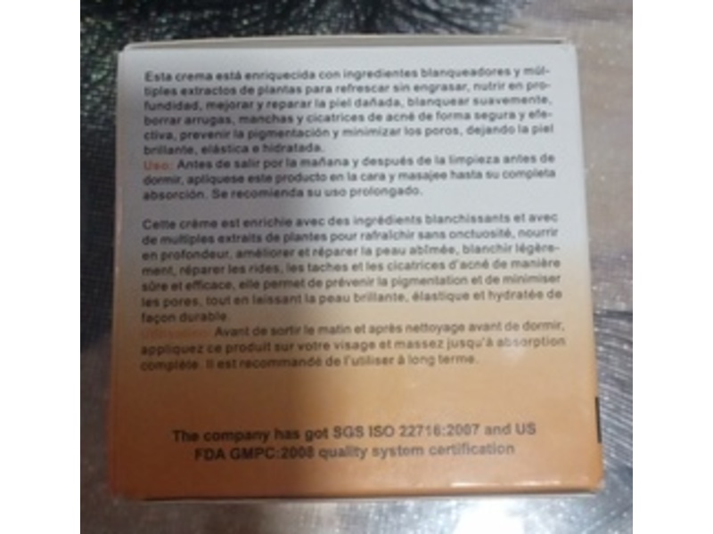 Disaar Vitamin C Whitening Cream, Hyaluronic Acid, 50 mL