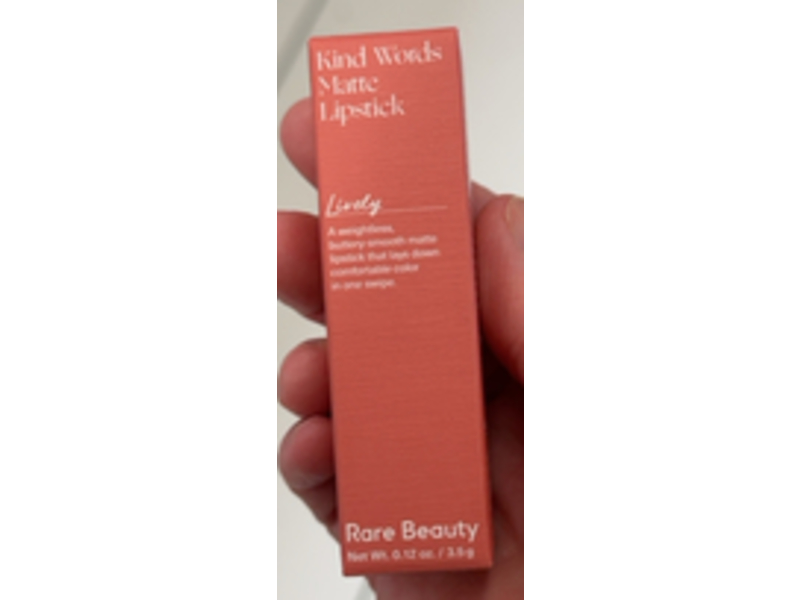 Rare Beauty Kind Words Matte Lipstick, Lively, 0.12 oz/3.5 g