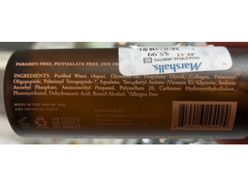 Method The Skin Firming Face Serum, Collagen + Peptides + Squalene, 2 fl oz/60 mL