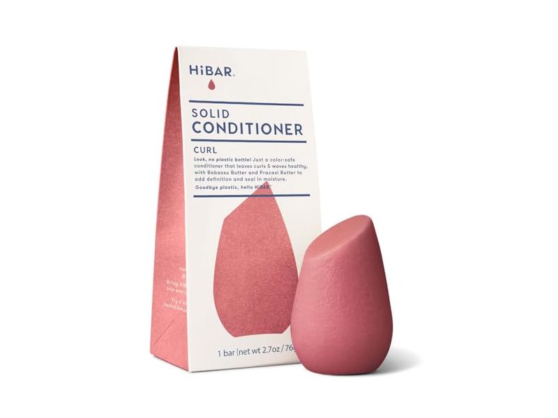 HiBar Solid Conditioner Bar, Curl, 2.7 oz/76 g