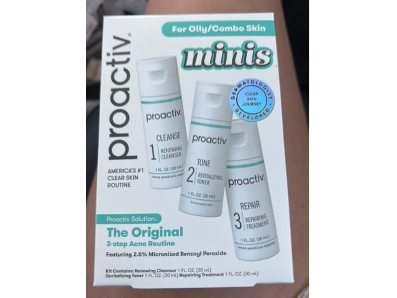 Proactive Minis The Original 3 Step Acne Routine Kit, 1 fl oz/30 mL