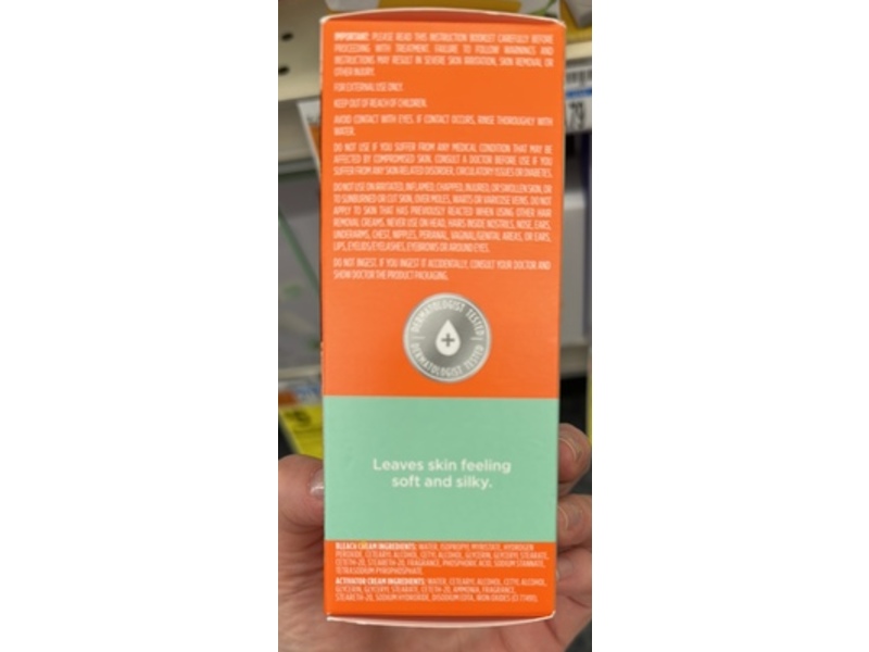 Sally Hansen Bleach Cream for Facial Hair & Body Hair, 1.6 fl oz/50 mL