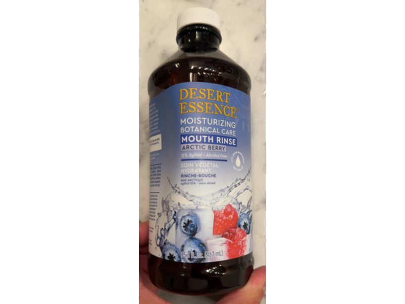 Desert Essence Moisturizing Botanical Care Mouth Rinse, Arctic Berry, 15.8 fl oz/467 mL