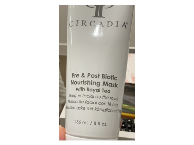 Circadia Pre & Post Biotic Nourishing Mask with Royal Tea, 8 fl oz/236 mL