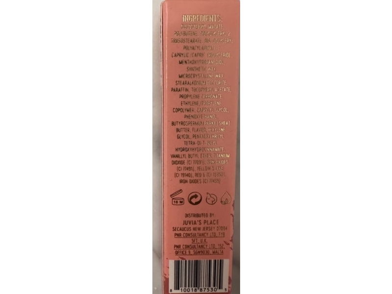 Juvia's Place Volumizing Gloss Stick, Pink Velvet, 2.3 g
