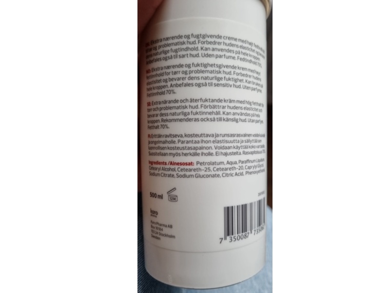 Decubal Lipid Daily Cream, 500 mL