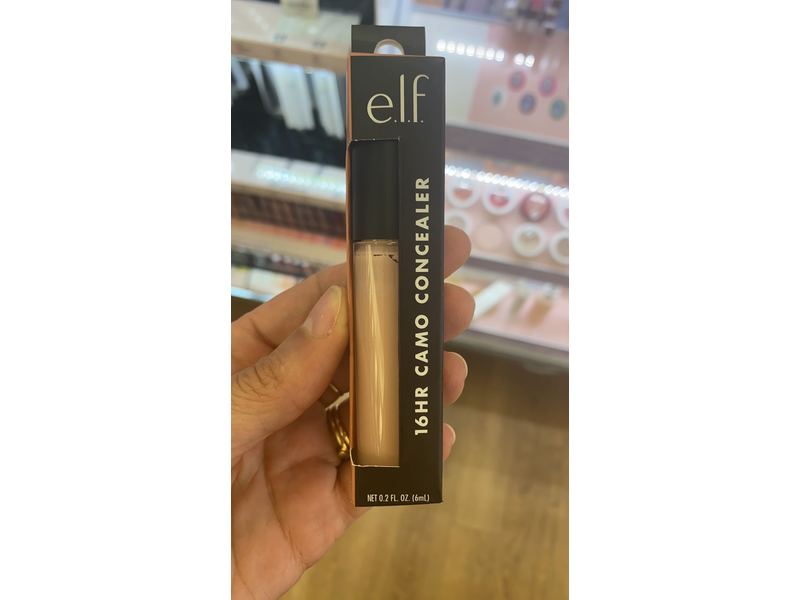 e.l.f. 16HR Camo Concealer, Full Coverage & Highly Pigmented, Matte Finish, Medium Golden, 0.203 Fl Oz (6mL)