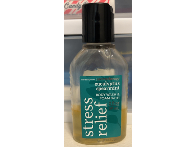 Bath & Body Works Body Wash & Foam Bath, Eucalyptus Spearmint ,2 fl oz/59 mL