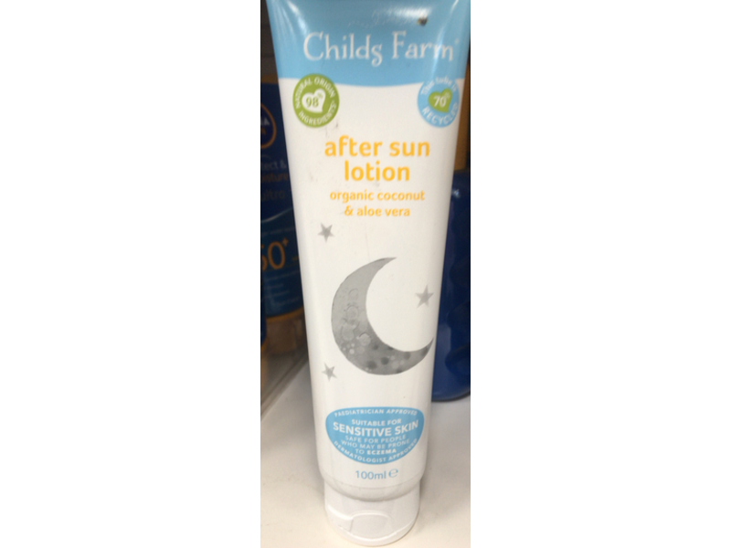Childs Farm After Sun Lotion, Sensitive Skin, 100 mL